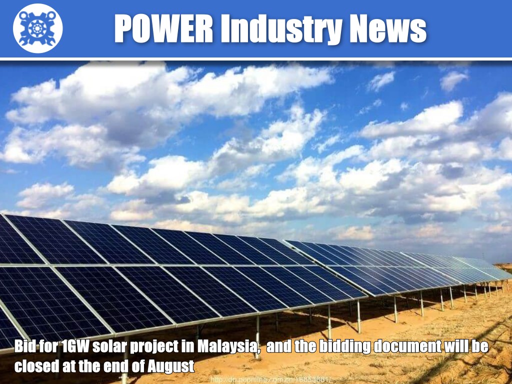 Bid for 1GW solar project in Malaysia