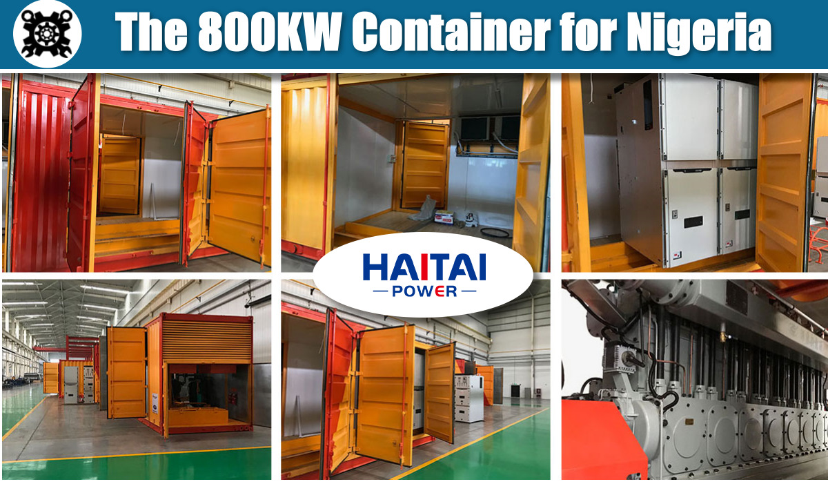 The 800KW Container Type Generator by Haitai Power was Sent to Africa