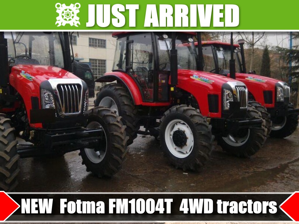 Just arrived NEW  Fotma FM1004T 4WD tractors