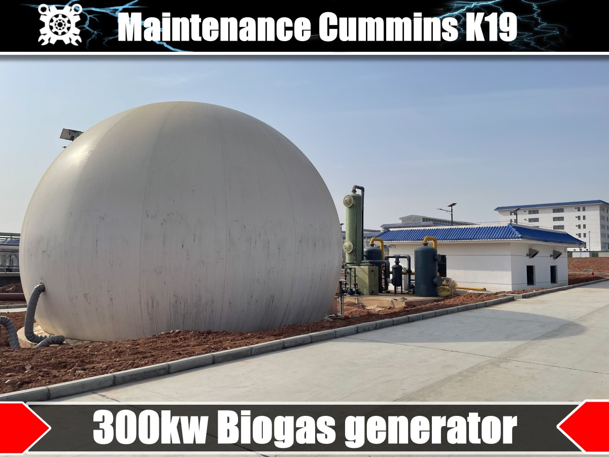 Maintenance of Cummins 300kW gas generator