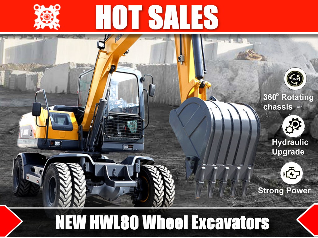 Hot sales of 7.2T Wheel Excavators