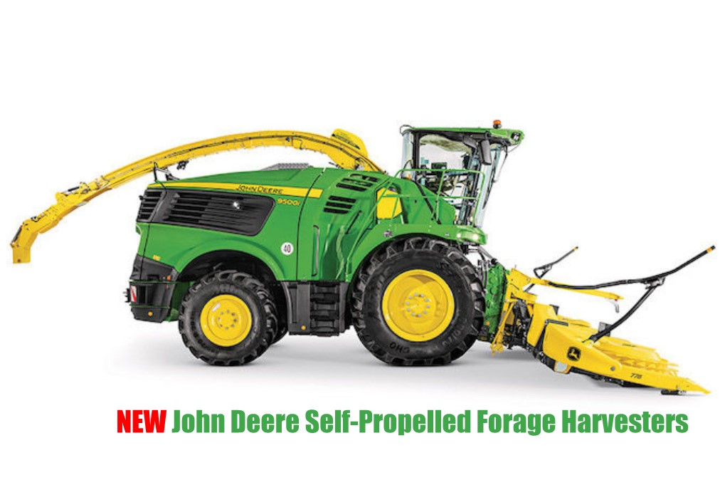 JOHN DEERE  debuts new forage harvesters